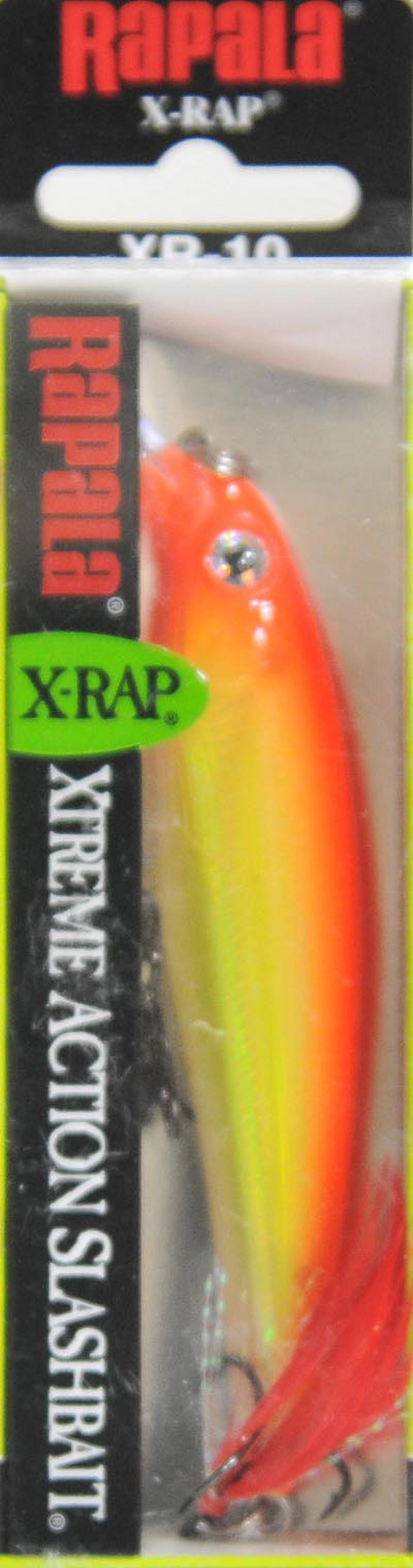 Rapala X-Rap 10 Jerkbait Fishing Lure 4 7/16oz Hot Head