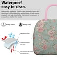 thumbnail image 3 of Lunch Bag Lunch Box for Women Reusable Insulated Lunch Cooler Bags,Large Capacity for Work Travel Picnic,Water-Resistant Pioneer Floral Rose Lunch Tote Bag Gifts for Woman Mom Pink, 3 of 6