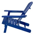 thumbnail image 5 of MALIBU Blue Acacia Wood Folding Adirondack Chair for Outdoors - Rustic Design, Slatted Seat, Wide Armrests, Easy Storage, 36.4" W x 30.3" D x 33.8" H, 5 of 13