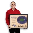 thumbnail image 4 of YouTheFan NFL Baltimore Ravens 25-layer Stadiumview Wall Art, 4 of 5