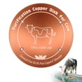 thumbnail image 1 of Household Essentials Tools Home Improvement,Copper Disc for Cattle Water Troughs 4-Inch Diameter Cleaning Copper Disc for Cattle Water Troughs with Four-Point Support Ensures Clean Water Year-Round, 1 of 9