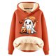 thumbnail image 1 of Sudadera con capucha de manga larga para mujer, informal, con capucha, para exteriores y chaquetas, a la moda, con estampado de blusa, sudadera de manga larga, abrigo con capucha para mujer, 1 of 2