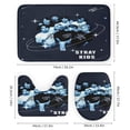 thumbnail image 3 of 4 Piece SKZ Stray Korea Ki Shower Curtain Sets with Rugs, Toilet Lid Cover, Bath Mat and 12 Hooks, Waterproof Shower Curtain Set for Bathroom, 3 of 8
