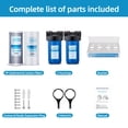 thumbnail image 4 of Geekpure 2 Stage Whole House Water Filter System with 10-Inch Blue Housing-1"Port, 4 of 9