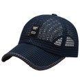 thumbnail image 4 of EliteGoogv Unisex Mesh Trucker Baseball Cap Breathable Adjustable For Men Women Summer Outdoor Sports Running Casual Sun Hat Cap Headwear, 4 of 6