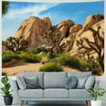 thumbnail image 4 of Fenyluxe  Desert Tapestry Joshua Tree Landscape National Park Odd Trees Tapestry Mountains Blue Sky Natural Scenery Tapestries Wall Hanging for Bedroom Living Room Dorm Home Décor  40x60inch, 4 of 6
