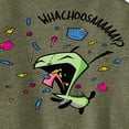 thumbnail image 3 of Invader ZIM - GIR Eating Candy - WHACHOOSAY - Juniors High Neck Tank Top, 3 of 5