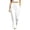 White, variant on Utoimkio Drawstring Elastic Waist Casual Pants for Women with Crinkle Fabric and Cuffed Hem