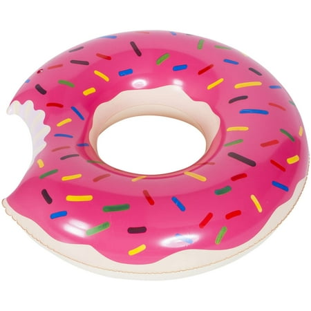 Inflatable donut swim ring; Swimming ring for pool parties, air ...