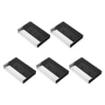 thumbnail image 4 of Retro Cassette Tape Storage Box for Home Use Stylish Black Plastic Organizer 6pcs Compact Size, 4 of 8