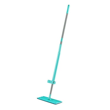 Hands-Free Flat Mop - Dry and Wet Use Easy Sweeping and Dusting Floor Mop with Swivel Head