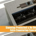 thumbnail image 4 of Stove Top Covers For Electric Stove, Heat  Stove Top Cover Fireproof Prevent Slip Multipurpose Stove Cover Protector Ceramic Glass Cooktop Protector For Kitchen Supplies, 4 of 8