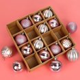 thumbnail image 3 of Boules de Noël Roses, 16 Pcs Boules de Noël, Décorations de Sapin de Noël, Ornements de Sapin de Noël Roses 6cm, Ensemble de Décorations de Sapin de Noël, Suspension de Noël, 3 of 5