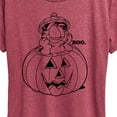 thumbnail image 3 of Garfield - Pumpkin Art - Women's Short Sleeve Graphic T-Shirt, 3 of 5
