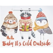 Jillson & Roberts Medium Gift Bags, Cozy Critters (60 Pcs)