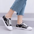 thumbnail image 4 of Womens Canvas Shoes Lightweight Slip-On Espadrilles for Women - Comfortable Casual Summer Shoes, Breathable Canvas Flats with Espadrille Sole, Perfect for Beach, Travel, 4 of 8