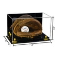 thumbnail image 2 of Acrylic Baseball Catchers Glove Display Case with Mirror, Wall Mount and Yellow Risers (A011-YR), 2 of 2