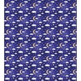 thumbnail image 3 of Ambesonne Sky Duvet Cover Sets, Moon Stars Dots and Clouds Art, 2-King, Dark Lavender Mustard, 3 of 7