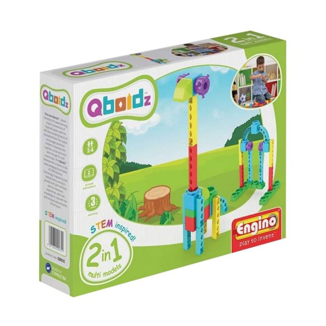 Armable Qboidz 2 En 1 ENGINO Jirafa 20Pzs