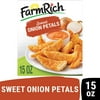 Farm Rich Sweet Onion Petals with Aussie Dipping Sauce, Crispy Coating, Frozen, 15 oz