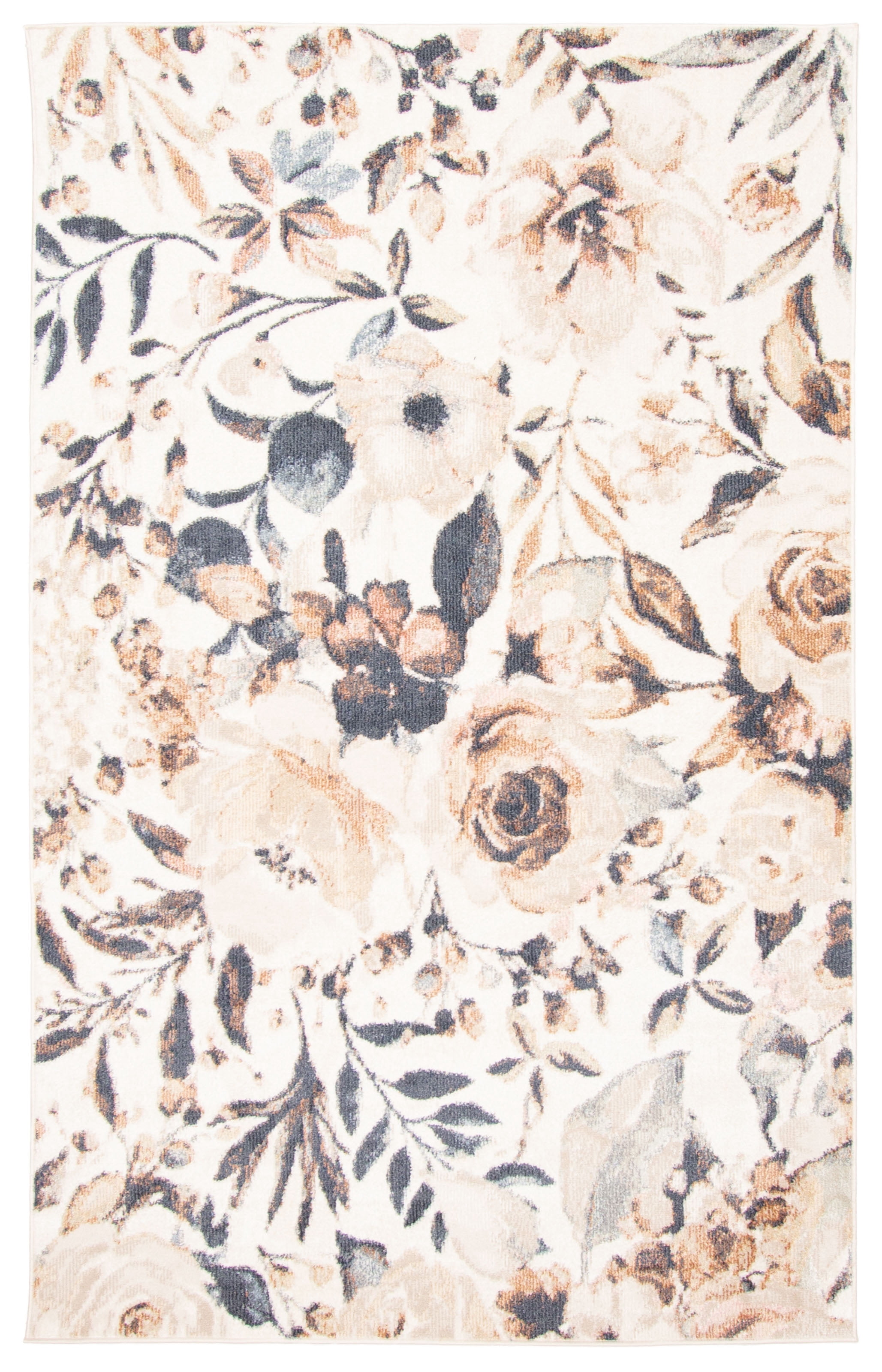 ECARPET Rosette Contemporary/Modern Area Rug for Living Room, Bedroom, Dining Room, Entrance, Hallway and More.