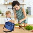 thumbnail image 2 of Insulation Bag, Aluminum Foil, Thickened Cloth, Lunch Lunchbox, Lunch Box, Bag Storage Bag For Office Workers, 2 of 3