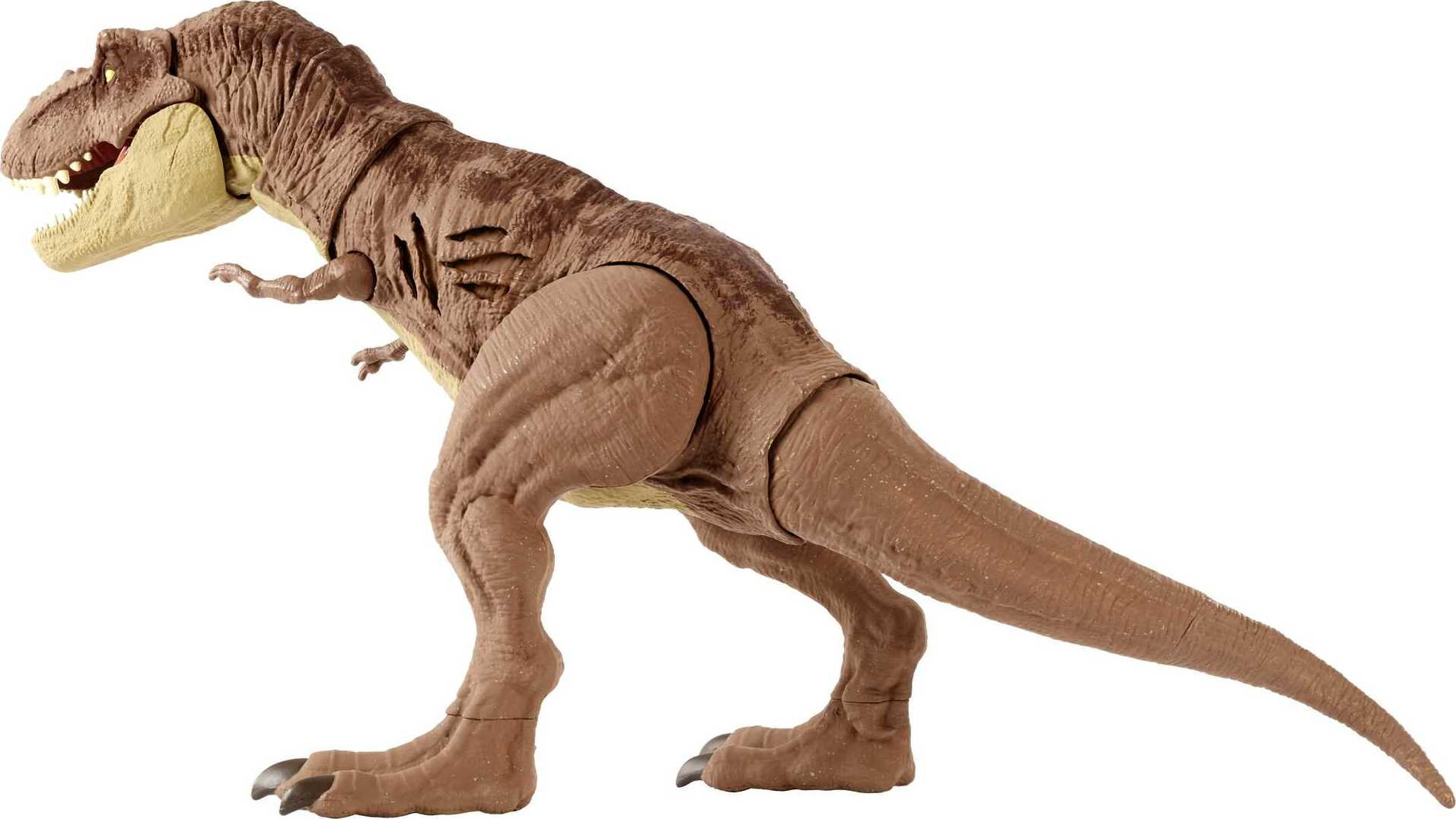 Jurassic World Extreme Damage Tyrannosaurus Rex Action Figure, Transforming Dinosaur Toy with Motion - image 5 of 6