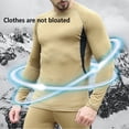 thumbnail image 4 of Jumpingount Conjunto de ropa interior térmica Jogging Yoga Ejercicio Fitness Cálido Poliéster Camisas de manga larga Pantalones Camping Ropa interior Verde S, 4 of 6