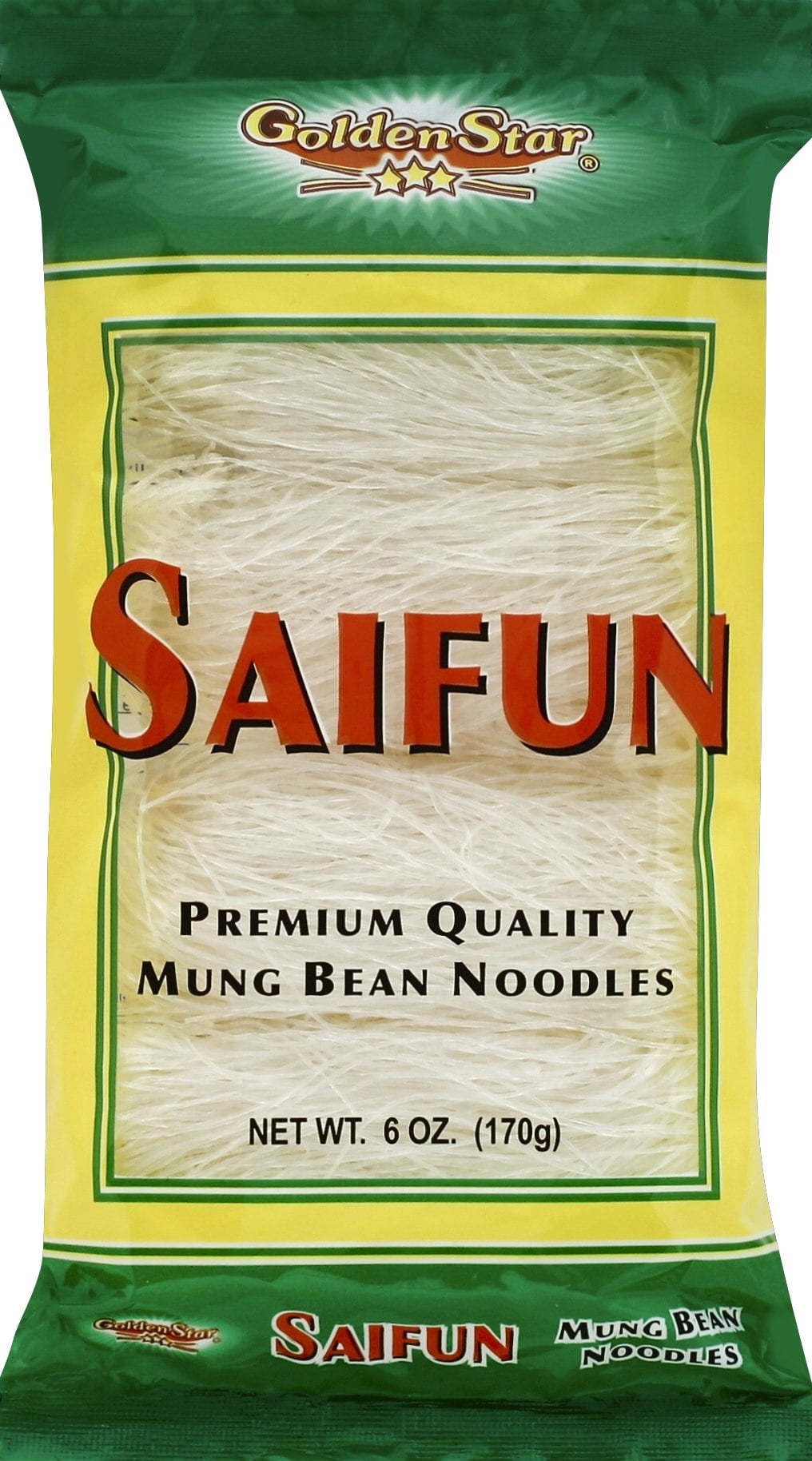 Golden Star Noodle Bean Saifun 6 oz (Pack of 16)