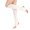 White_One Size, variant on HUANLEDASH 1 Pair Latin Socks Open Heels Elastic Soft Anti-slip Foot Protection Solid Color Toeless Warm Ballet Belly Modern Dance Socks Leg Warmers Knitted Leg Cover Sleeves