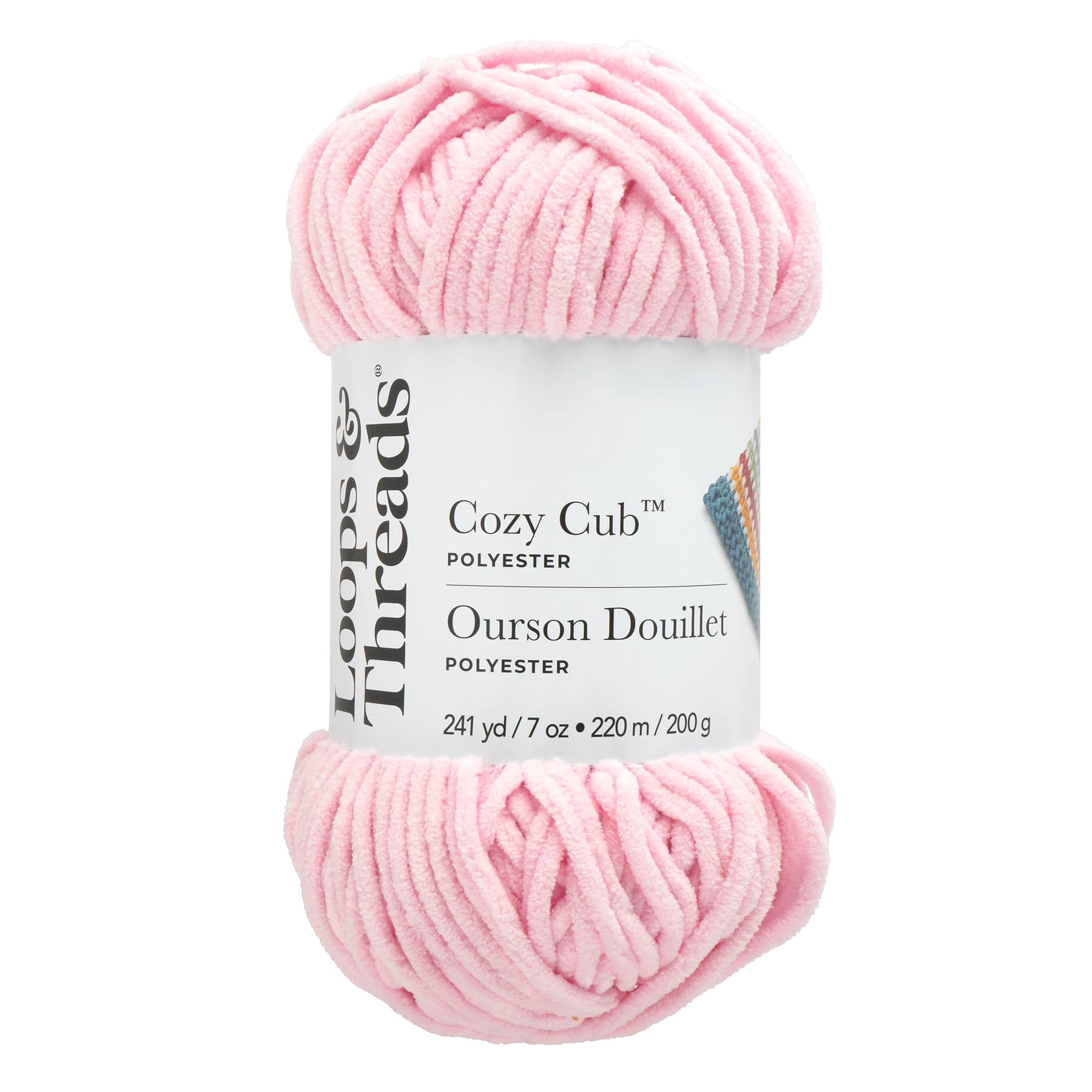 Big Twist Cozy Cub Yarn - Super Bulky (6) 100% Polyester Chenille Yarn, Soft & Plush for Knitting & Crochet Blankets, Hats, Scarves & Crafts, 241 yd / 7 oz Skein, 6 Pack