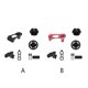 thumbnail image 2 of Eigraketly Soporte de extensión para manillar de bicicleta de aleación de aluminio, soporte desmontable para bicicleta, soporte para cámara deportiva, Ciclismo Rojo Eigraketly OD028687-02B, 2 of 6