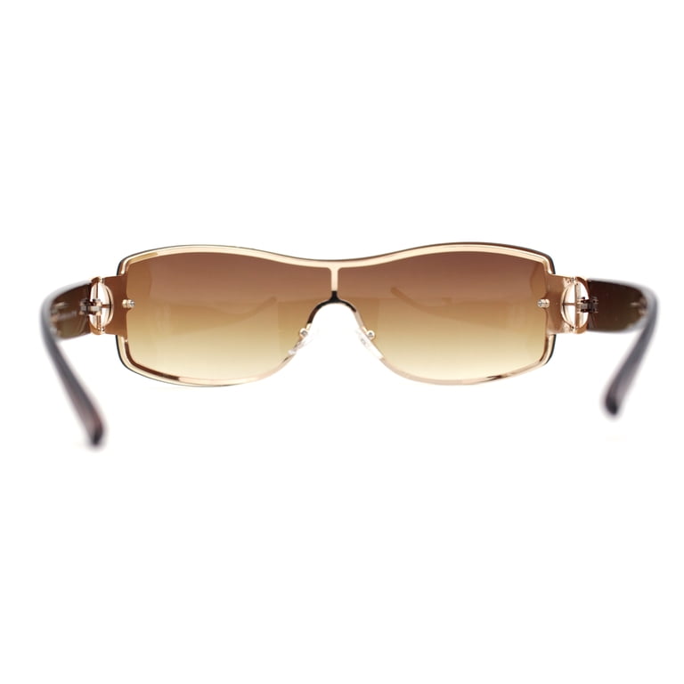 Elegant Gold and Brown Sunglasses Disney Princess Belle Sunglasses | Gold & Brown W/ Gold  main image 4