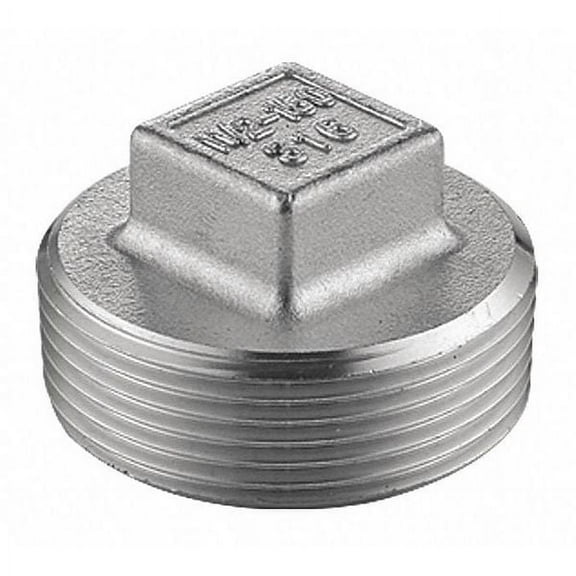Manufacturer Varies 1-1/2" MNPT 316 SS Square Head Plug 60SQ112N112