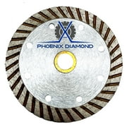 4" Wet/Dry Continuous Turbo Diamond Saw Blade All Purpose Concrete Masonry