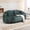Emerald, variant on 59''W Chenille Loveseat Sofa Small Couch Oversized Bean Bag Chair, Modern Lounge Loveseat Sofa with 2 Pillows,Bean Bag Couch Floor Lazy Sofa for Living Room Bedroom Apartment (Emerald)