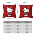 thumbnail image 2 of Hello Kitty Throw Pillow Cover Decoration Pillow Case Cushion for Home Sofa Couch 20"x20", 2 of 7