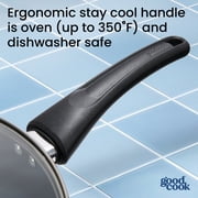 GoodCook Ceramic Nonstick, 10pc Set, Black