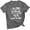 Dark Gray, variant on Women's Casual I AM A MOM Letter Printed O-Neck Top Blouse T-Shirt, M, Grey