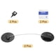 thumbnail image 3 of Cerradura de Refrigerador Uxcell, 2Pack Cerraduras de Puerta de Refrigerador de Doble Uso, Negro/Oval, 3 of 6