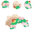 thumbnail image 6 of YWMJZEU Hamster Bridge Bearded Dragon Bridge Wood Reptiles Hide Cave Reptile Hideout for Flower Bridge, 6 of 9