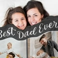 thumbnail image 3 of AISENIN personalized portrait blanket Customized Fathers Day Blankets, Custom Photos Blanket with Picture Collage Text, Birthday Gifts for Dad Men Grandpa, 3 of 6
