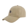 thumbnail image 2 of U.S. Polo Assn. Double Horseman Washed Twill Baseball Cap, Khaki, One Size Fits Most, 2 of 5