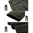 thumbnail image 4 of Matchstick Men’s Slim-Fit Flat Front Tapered Casual Chino Pants, 4 of 10