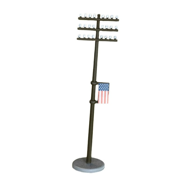 1/100 Model Telephone Pole DIY Decoration Train Layout Decoration for Sand Table C