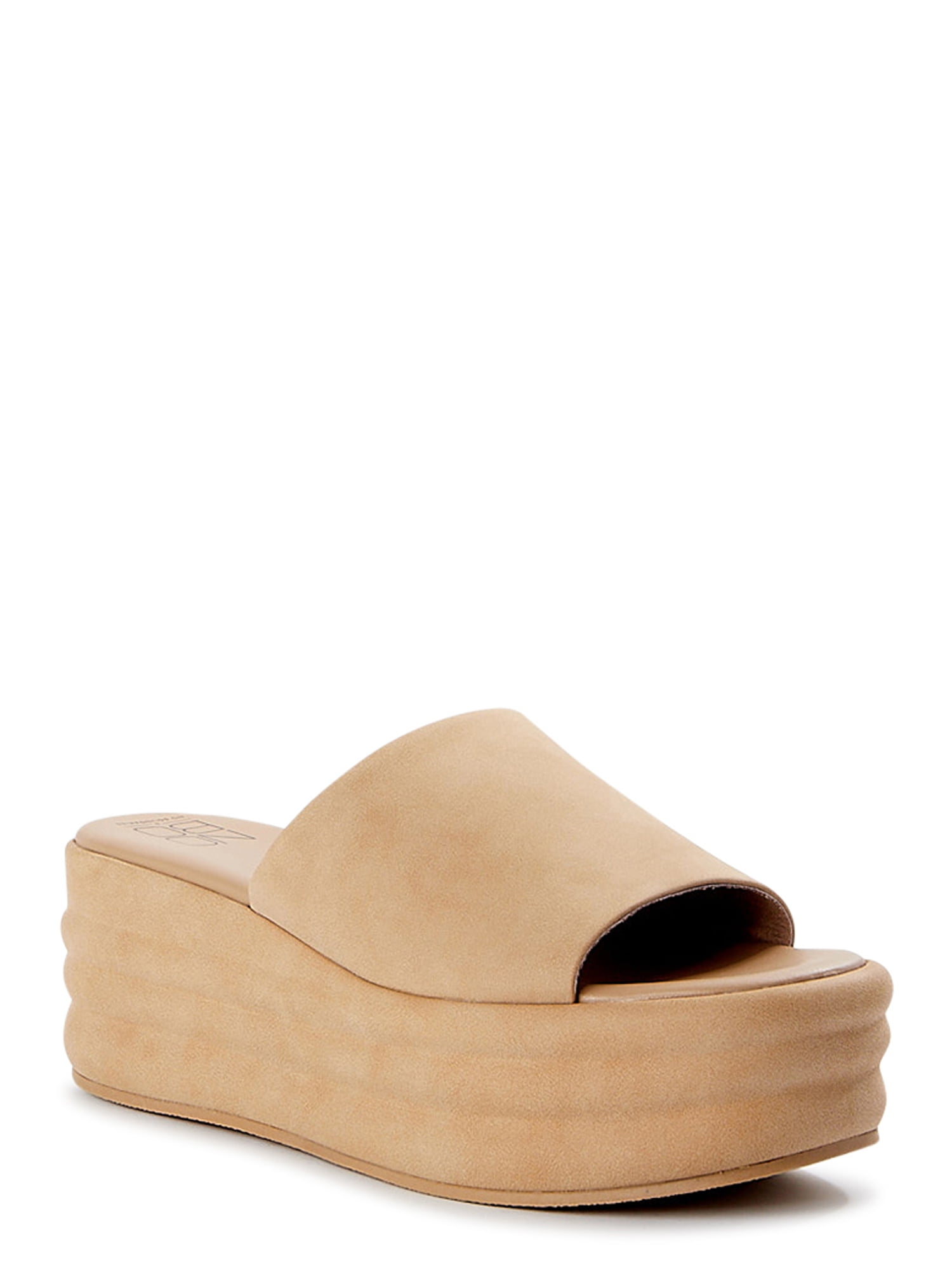 No Boundaries Women's Flatform Wedge Sandals