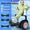 thumbnail image 3 of Gyrocopters Prime All New 2026 Hoverboard | Speed up to 15km/h | 6.5” wheels | 165 lbs weight capacity | UL2272 certified with Wireless Music Speaker (BLACK), 3 of 9
