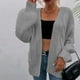 thumbnail image 1 of Puntoco moda mujer camiseta de manga larga otoño suéter cárdigan blusa sólida Tops liquidación Puntoco Puntoco-5926, 1 of 5