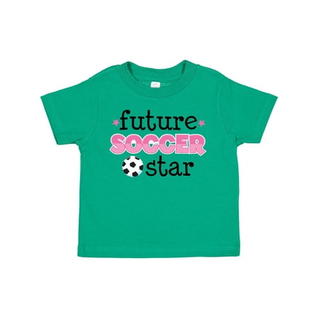 

Inktastic Future Soccer Star Girls Girls Toddler T-Shirt