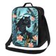 thumbnail image 1 of Balery Black Panther Floral Illustration Caja de Almuerzo y Bolsa de Almuerzo para Hombres y Mujeres, Bolsa de Almuerzo Reutilizable con Gran Capacidad, Bolsa de Almuerzo Aislada, 1 of 7